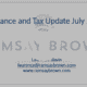 Ramsay Brown Finance and Tax Update July 2022