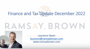 December 2022 Tax and Finance Update