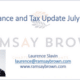 July 2023 Tax & Finance Update