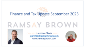 September 2023 Tax and Finance Update